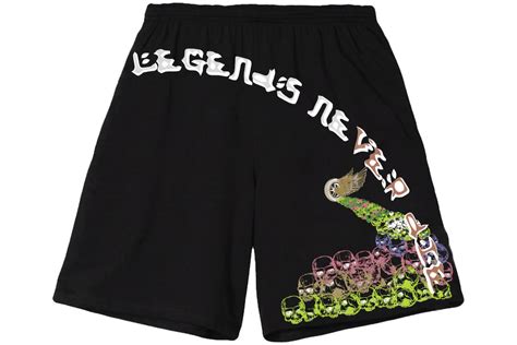 Juice Wrld X Vlone Lnd Shorts Black Fw21 Es
