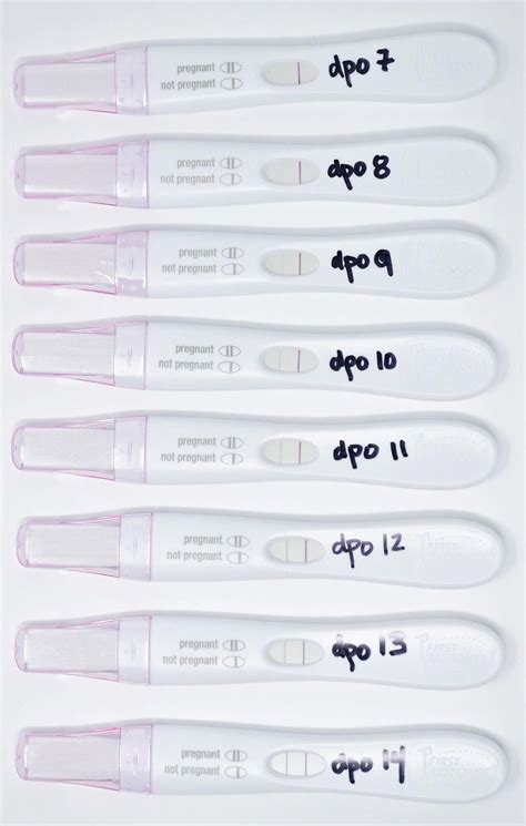 Dpo Positive Pregnancy Test Chart
