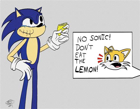 Sonic Eats A Lemon Rdeviantart