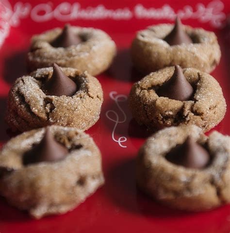 Gingerbread kiss cookiesbaked by rachel. Gingerbread kiss cookies | Recipe | Kiss cookies, Food ...