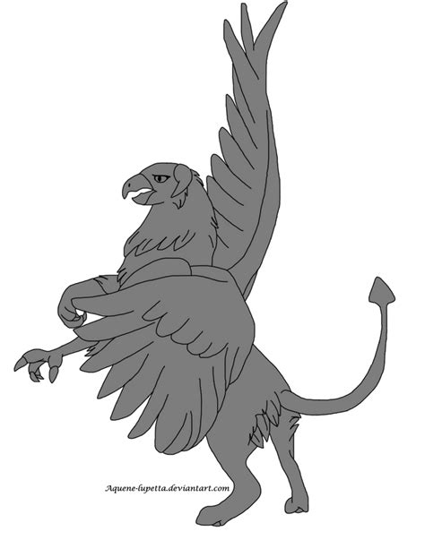 Griffin Lineartfree Use By Aquene Lupetta On Deviantart