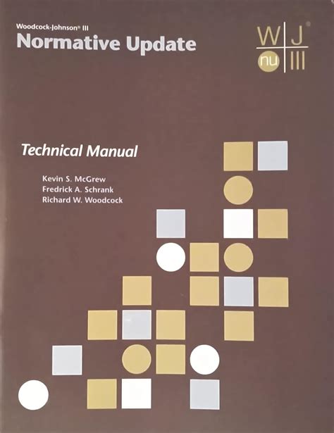 Amazon Com Woodcock Johnson Iii Normative Update Technical Manual