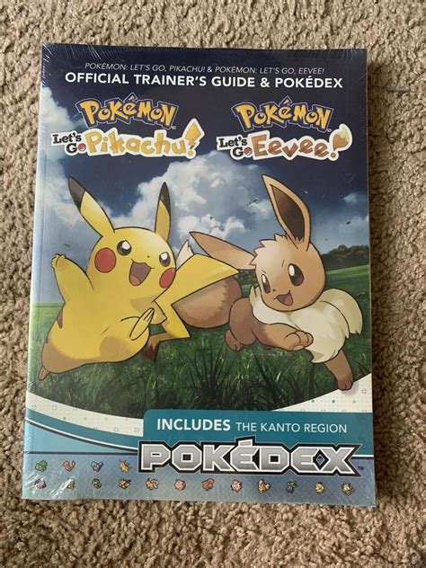 Pokemon Let S Go Pikachu And Eevee Official Trainer S Guide And Pokedex Sealed 2094609931