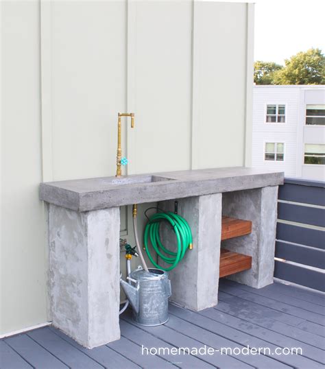 One of the most expensive parts of a makeover for a kitchen, bathroom or laundry room renovation is the countertops. HomeMade Modern EP96 DIY Outdoor Kitchen with Concrete ...
