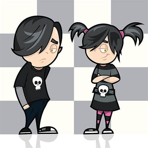 Cartoon Of A Sad Emo Girl Illustrations Royalty Free Vector Graphics And Clip Art Istock