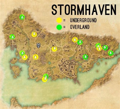 Stormhaven Skyshards Map Elder Scrolls Online Guides Hot Sex Picture