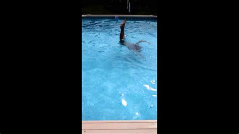 handstands in the pool youtube