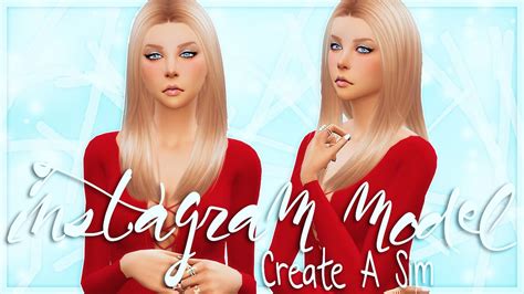 The Sims 4 Cas Instagram Model Collab W Kalixal Youtube