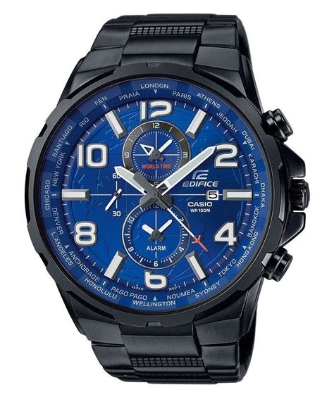 zegarek casio efr 302bk 2avuef edifice alarm zegaryzegarki pl