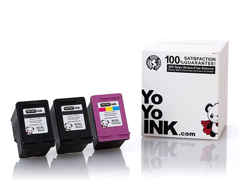 Remanufactured Hp 65xl Combo Black And Color Printer Ink Cartridges 2