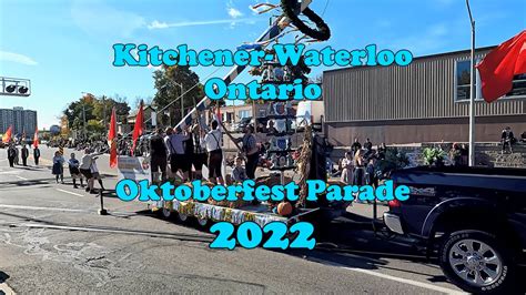 Oktoberfest Thanksgiving Parade Kitchener Waterloo 2022 Youtube