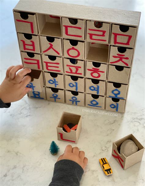 Korean Montessori Alphabet Phonics Boxes Tactile Letters Teaching Tips