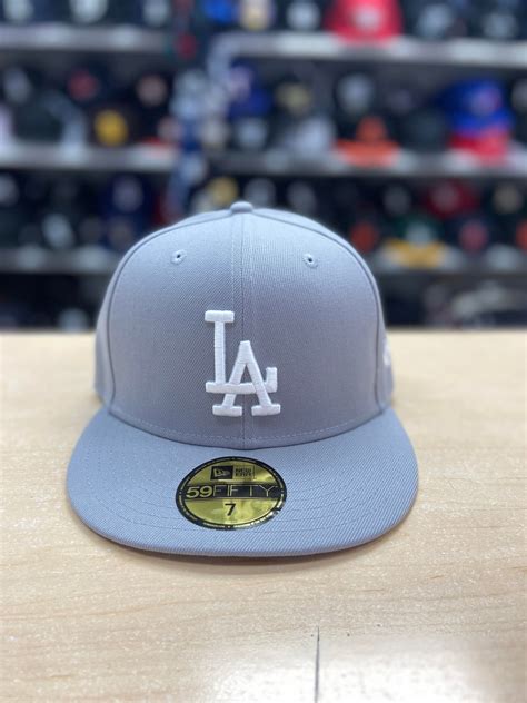 La Dodgers New Era 59fifty Fitted Hat Gray T Fashion Mart