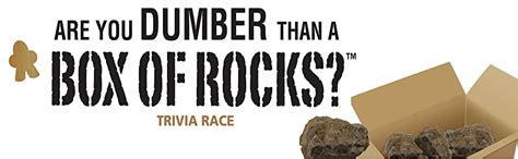 Are You Dumber Than A Box Of Rocks University Games