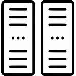 Icon Server Rack Data Center Svg Network
