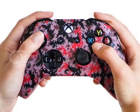 Red Digital Camo Proflex Xbox One Silicone Controller Skin Cover