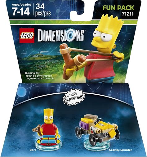 Amazon Com Simpsons Bart Fun Pack Lego Dimensions Video Games My Xxx Hot Girl