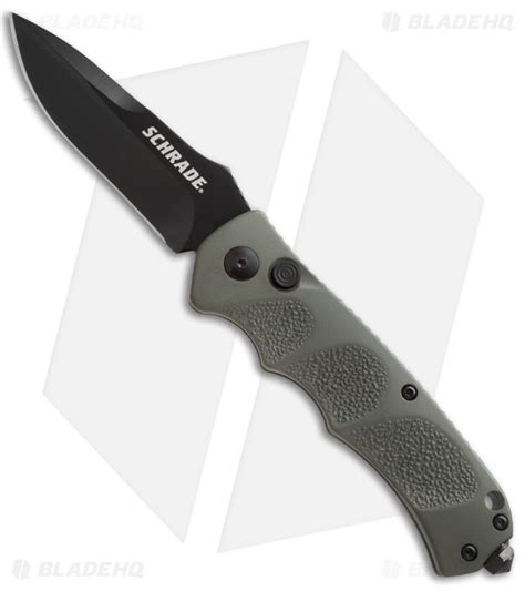 Schrade Extreme Survival Spear Point Automatic Knife Green