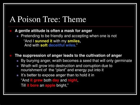 2 a poison tree william blake i was angry with my friend: PPT - IN DEFENSE OF POETRY: " A Poison Tree" by William ...