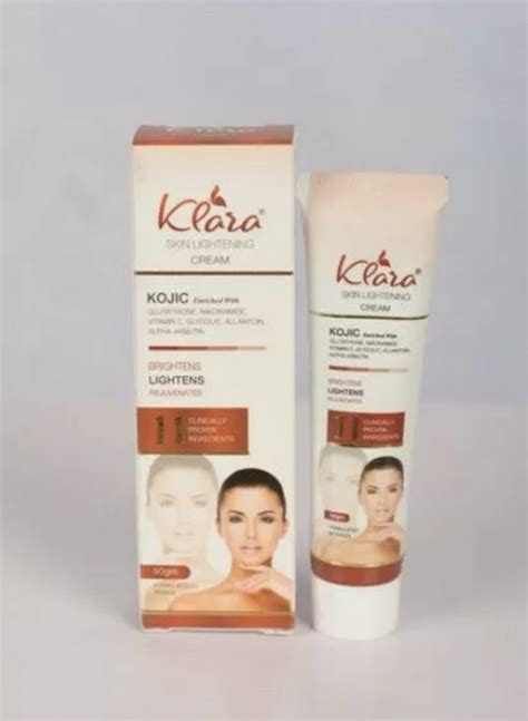 3x Klara Super Whitening Strong Lightening Cream 50g Authentic 3 Shades Up Skin Glow Haven