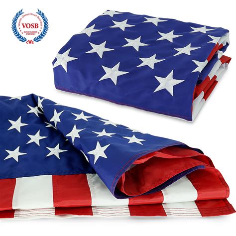jetlifee american flag 3x5 ft 100 210d nylon usa flag outdoor us flag with uv protected colors