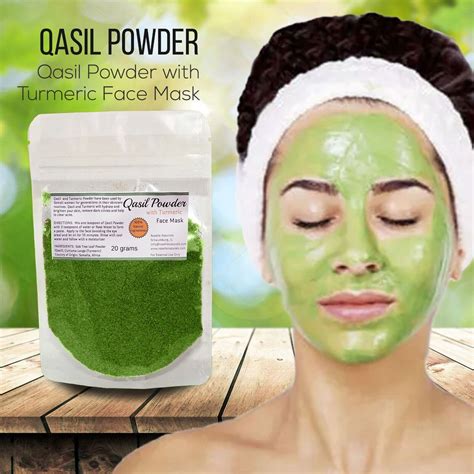 Qasil Powder With Turmeric Face Mask Ancient Somali Skincare Routine