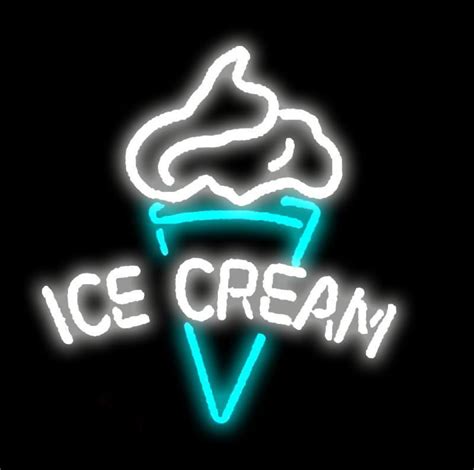 Custom Ice Cream Neon Sign Custom Neon Signs