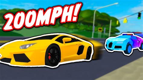 200mph Police Chase Roblox Ultimate Driving Simulator Youtube