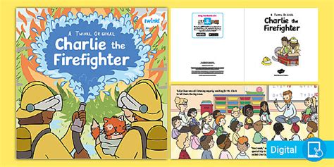 Charlie The Firefighter Ebook Teacher Made Twinkl