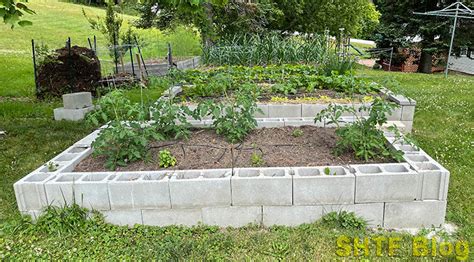 How To Build A Raised Garden Bed With Concrete Blocks Builders Villa