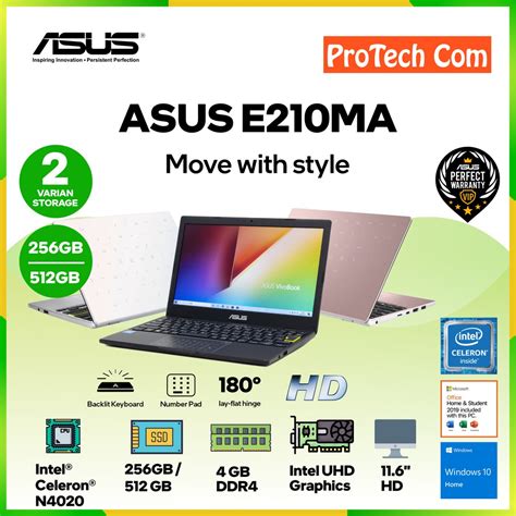 Jual Laptop Asus E210ma Intel Dualcore N4020 4gb 256gb 512gb 116 W10 Numpad Shopee Indonesia