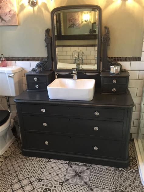 This Vintage Dresser Has Been Upcycled Into A Beautiful Bathroom Vanity