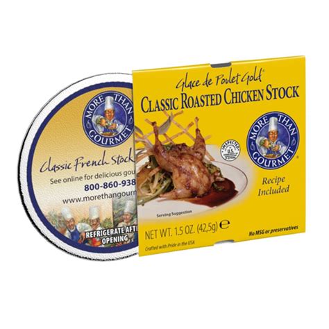 For The Gourmet Glace De Poulet Gold Classic Roasted Chicken Stock
