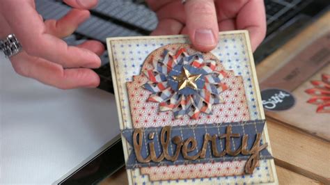 How To Create Rosettes With Tim Holtz Sizzix Youtube