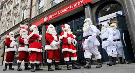 Its Their Most Precious T Santas Donate Blood This Christmas Pr