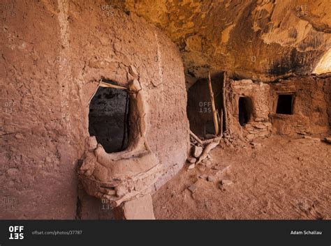 The Ancestral Puebloan Cliff Dwelling Site Known As Moon House Ruin