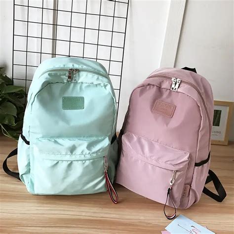 Wholesale Fashionable Nylon Backpacks Korean Girl School Backpack