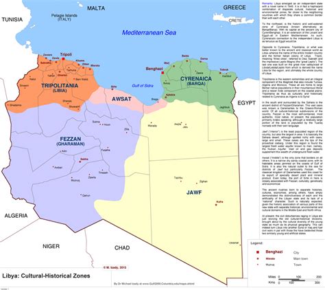Libya Cultural And Historical Zones By Vah Vah On Deviantart