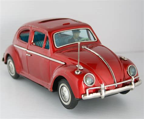 Bandai 60s Volkswagen Beetle Battery Operated Inches 27 Cm Original