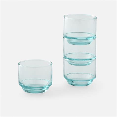 Recycled Stacking Glassware Set Of 4 On Food52