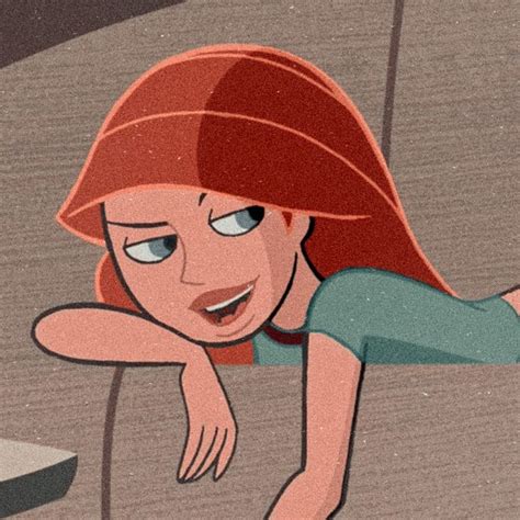 kim possible icon 𝑿𝒊𝒎𝒆𝒏𝒊𝒖 disney stili disney karakteri çizimi sevimli karikatür