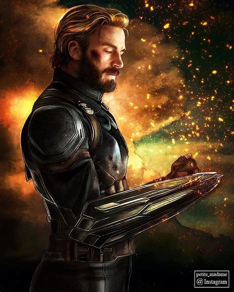 Cap With His New Wakandan Shield In Infinity War Steve Rogers Captain