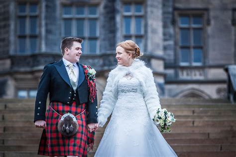 Magical Scottish Winter Wedding At Fettes College And The Mansion House