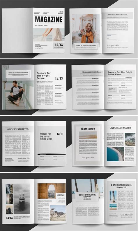 Clean And Modern Magazine Template Indesign Indd 20 Pages In 2023