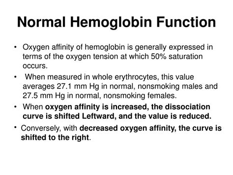 Ppt Hemoglobin Synthesis Structure And Function Powerpoint