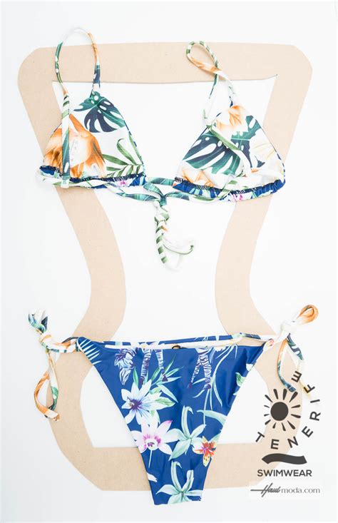 Bikini Triangulo con Patrón Floral Haul
