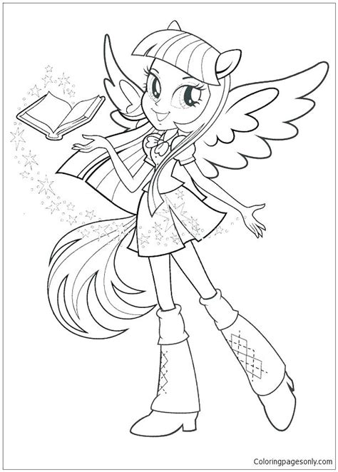 My Little Pony Girl Coloring Pages At Getdrawings Free Download