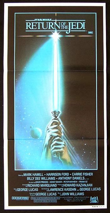 Return Of The Jedi Star Wars Original Style A Daybill Poster Moviemem