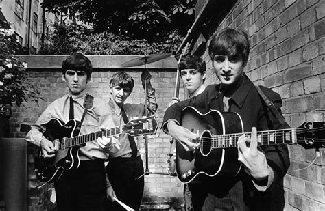 The Beatles First Major Group Portrait Taken By Terry Oneill In The