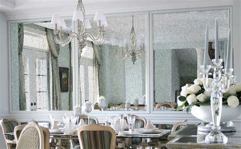 Adding a mirror in a space makes the room seem larger, i like the mirror in this dining room, but the frame does not. Antique Mirrors | Antique Mirrors from House of Mirrors ...